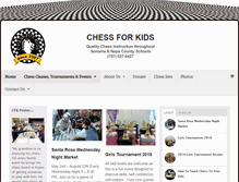 Tablet Screenshot of chessclubforkids.com